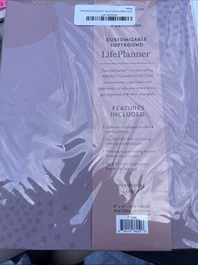 New erin condren softbound customizable lifeplanner wisteria vegan undated
